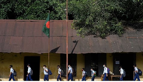Educational institutions in Bangladesh reopen after a month of closure