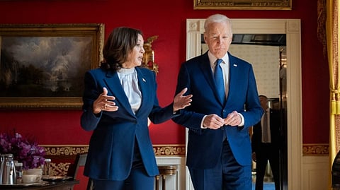 US President Joe Biden and Vice-President Kamala Harris.