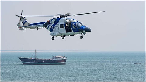 Chopper crash off the Gujarat coast