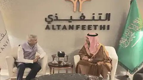 External Affairs Minister S Jaishankar arrives in Riyad