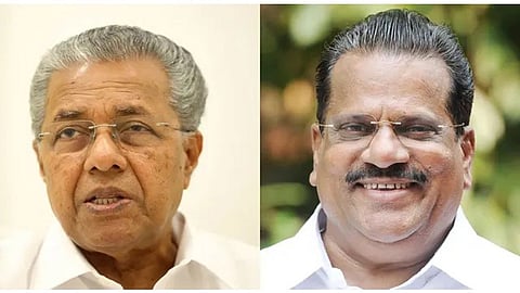 Kerala CM P Vijayan and CPI (M) leader E P Jayarajan