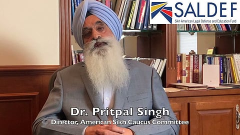 Dr. Pritpal Singh of the American Sikh Caucus Committee