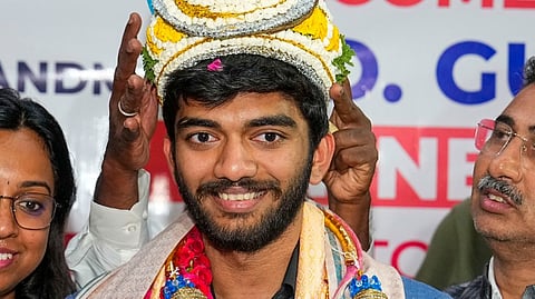Candidates champion Indian Chess grandmaster Dommaraju Gukesh