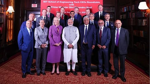 PM Modi with Tech giants