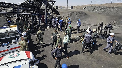 Mine explosion in Iran