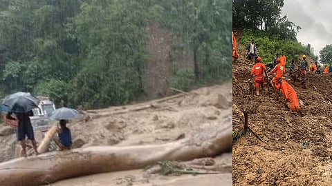 Flash flood in Meghalaya