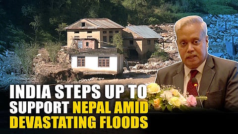 Indian support to Nepal amid devastating floods