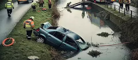 7 members of family dead as car plunges into canal in Haryana