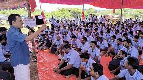 Samsung emloyees union in Chennai plant