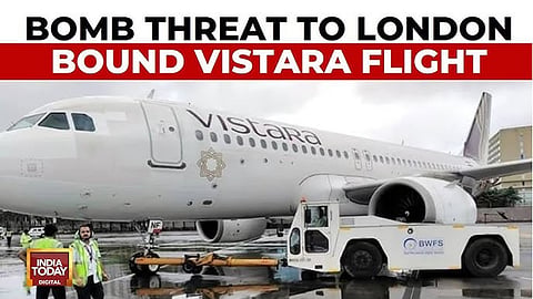 Delhi - London Vistara flight