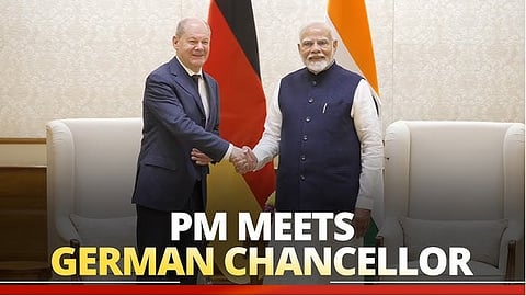 German Chancellor Olaf Scholz and PM Narendra Modi