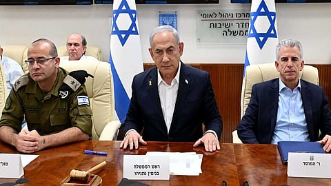 Israeli PM Benjamin Netanyahu speaks about Israel's strikes on Iran