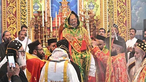 Mortal remains of Catholicos Baselios Thomas I