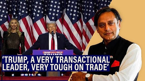 Senior Congress leader Shashi Tharoor on President elect 2024, Donald Trump