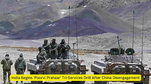 Tri-Services exercise Poorvi Prahar