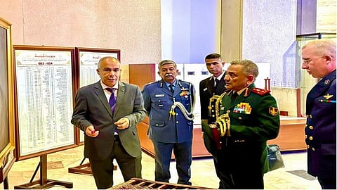 CDS General Anil Chauhan, visits Algerian Central Museum