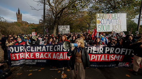 Climate change protesters