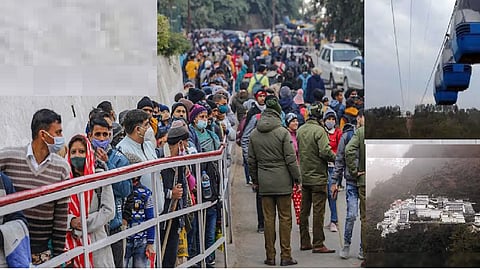J-K: Strike against Vaishno Devi ropeway project enters second day, pilgrims face hardships