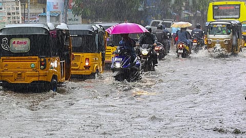 Heavy rain in Tamil Nadu