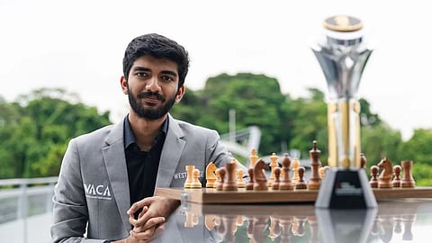 World Chess Champion D Gukesh