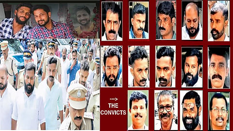 Periya double murder: The convicts and the diseased (top left)