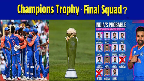 Probable team India for CT?