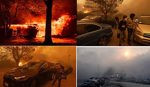 Harrowing escapes from Los Angeles wildfires were made by foot, by car or by grace of strangers