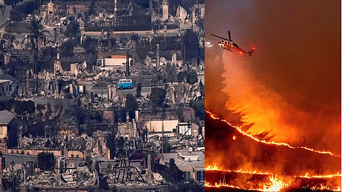 The wildfires ravaging Los Angeles
