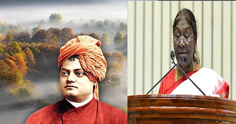 Swami Vivekananda inspired youths to work towards nation-building: Prez Murmu