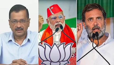 Kejriwal,PM Modi,Rahul Gandhi