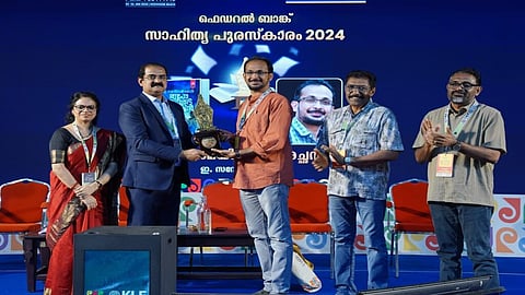 Malayalam writer E Santhosh Kumar receives Federal Bank Literary Award 2024