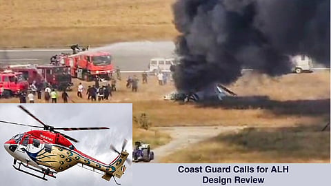 Coast Guard calls for ALH design review weeks after chopper crash