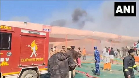 Fire at camp in Maha Kumbh Mela, none injured