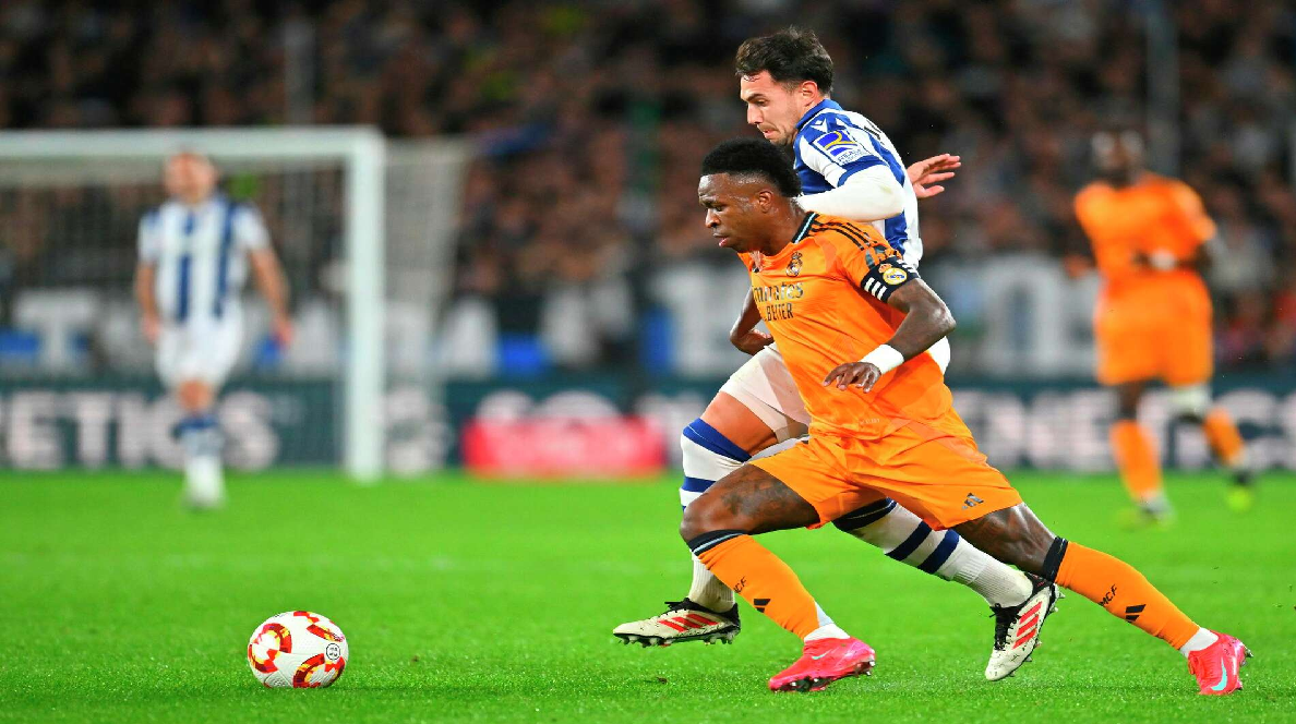 Kylian Mbappé's replacement Endrick scored a first-half goal and Real Madrid won 1-0 at Real Sociedad in the first leg of the Copa del Rey semifinals.