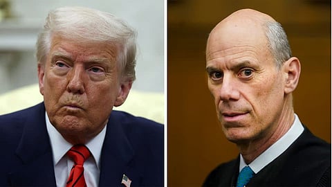 Showdown between the judicial and executive branches.