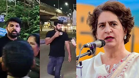 A YouTuber has been arrested here for allegedly blocking the convoy of Congress general secretary Priyanka Gandhi Vadra