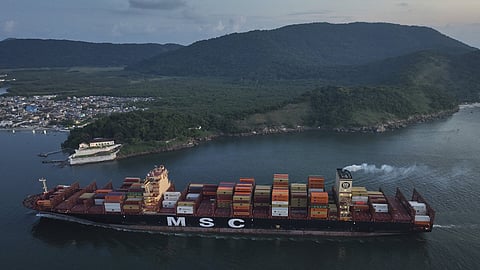 Nations are trying to reach an agreement to charge commercial vessels a fee for their emissions