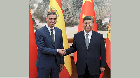 Spain's PM Pedro Sanchez is visiting China on Friday