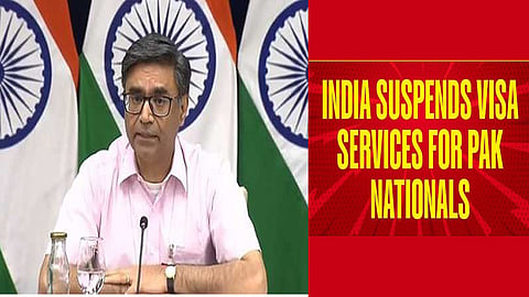 The MEA said all existing valid visas issued by India to Pakistani nationals stand revoked