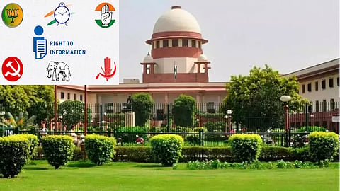 Seeking to bring major political parties under RTI