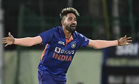 India pacer Mohammed Siraj