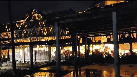 BEVCO warehouse blaze destroys 45,000 liquor cases
