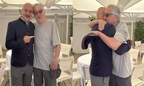 Actor Anupam Kher , Hollywood veteran Robert De Niro