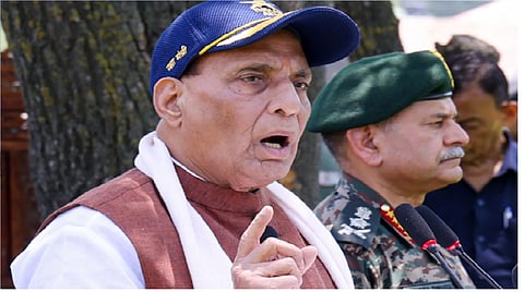 'Talks with Pakistan only on PoK': Rajnath slams Pak for making terrorism 'state policy'