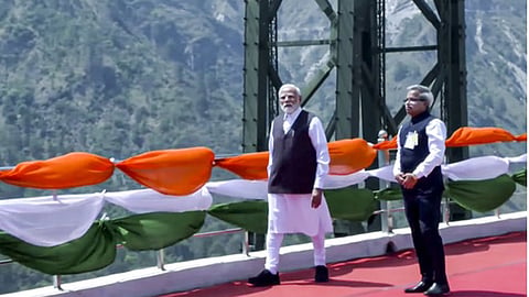 PM Modi inaugurates world's highest railway bridge