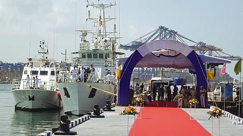 Coast Guard jetty inaugurated at Vizhinjam
