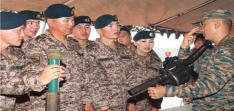 India and Mongolia participating in an ongoing bilateral exercise in Ulaanbaatar are