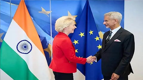 External Affairs Minister S Jaishankar Wednesday met European Commission President Ursula von der