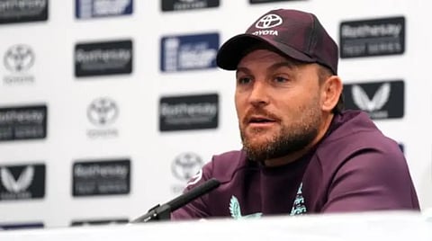 England head coach Brendon McCullum