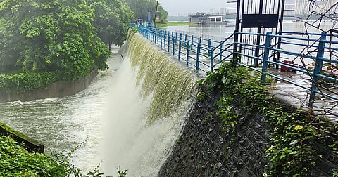 Mumbai's Powai Lake overflows after heavy rains